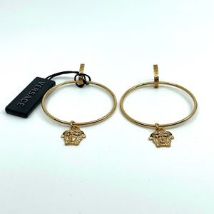 Versace Medusa Hoop Earrings (BRAND NEW)